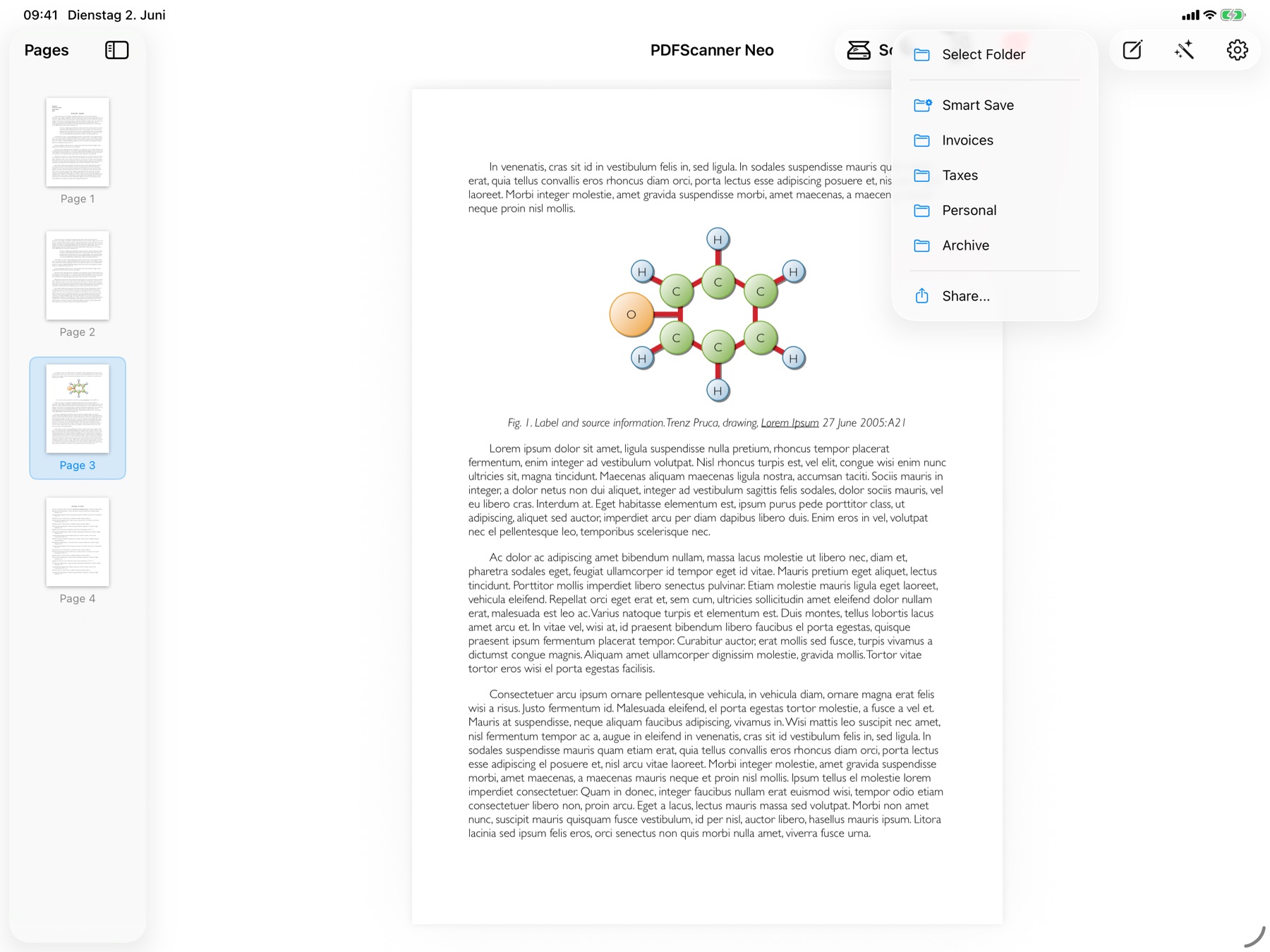 Save preset configuration on iPad